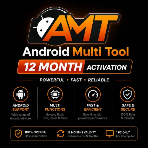 Android Multi Tool (AMT) – 12 Months Activation