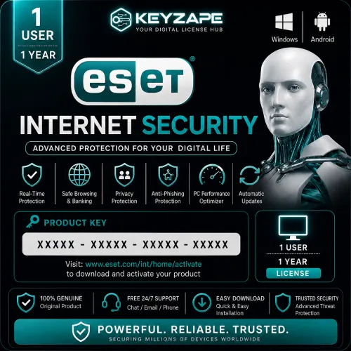 Eset Internet Security 1 User 1 Year