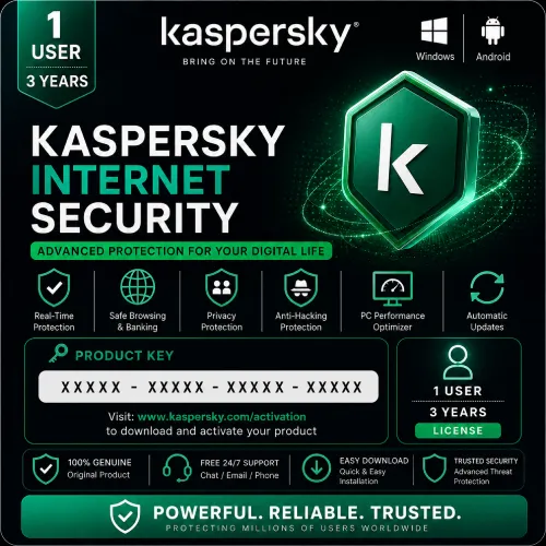 Kaspersky Internet Security 1 User 3 Years
