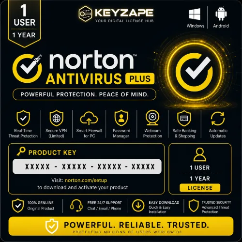 Norton Antivirus Plus 1 User 1 Year